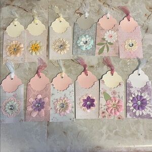 Floral Gift Card,  Lunch money Thank You Cards  holders for any occasion - 12